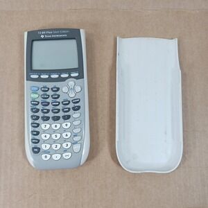 Texas Instruments TI-84 Plus Silver Edition Graphing Calculator White Gray